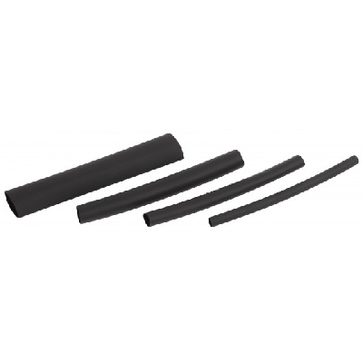 Трубка термоусадочная клеевая ТТКнг (3:1) 3, 6, 9, 12 черная (по 2 шт. 10см)