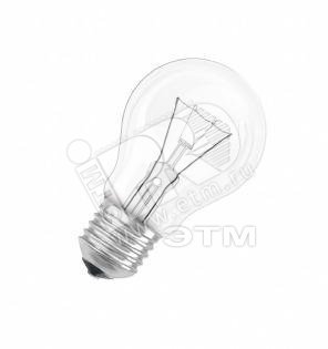 Лампа накаливания ЛОН 95вт A60 230в E27 CLAS A CL 95W 230V E27 Osram