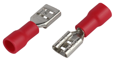 Разъем плоский NO-225-124 РпИм 1.25-5.0-0.8 изолированный «розетка» (упаковка 50 штук)
