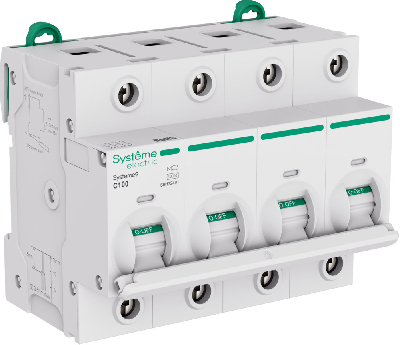 Выключатель автоматический (АВ) 27мм C 100A 4P 10 kA 400В Systeme9