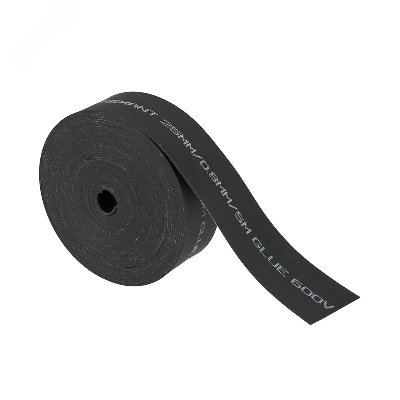 Термоус.труб. 25 0,8мм, черн.,ролик5м ТЛ-0,8, REXANT