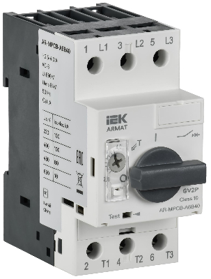 Выключатель автоматический защиты двигателя A6 GV2P 2,5-4А