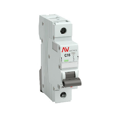 Выключатель автоматический AV-10 1P 16A (C) 10kA AVERES
