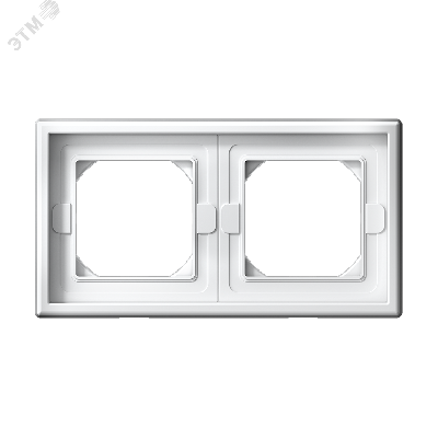 ARTGALLERY рамка 2-постовая IP44,  белый