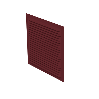 Решетка вентиляционная вытяжная  1919, цвет светло-коричневый