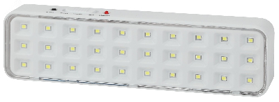 Светильник светодиодный аварийный непостоянный DBA-102-0-20  30LED 5ч IP20 выход (40/1920) ЭРА