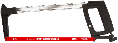 Ножовка по металлу 300 мм Профи (регулир.натяг, возможность работы под углом 45 гр), полотно Bi-Metal