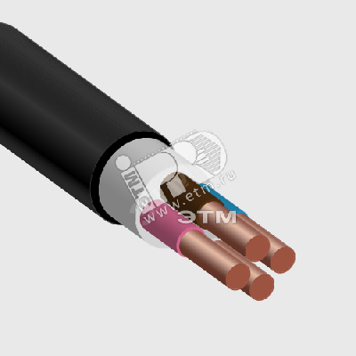 Кабель силовой ВВГнг(А)-LS 4х50 (N) -1 многопр    оволочный  ТРТС