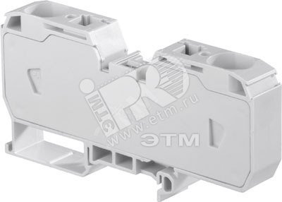 Клемма пружинная D35/16.N.2L 35мм.кв. синяя