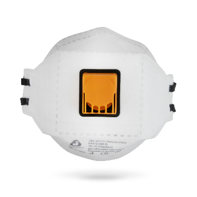 Одноразовый респиратор с клапаном JM-9322 Micron Flex трехпанельный, FFP2 NR D, (20 шт.)