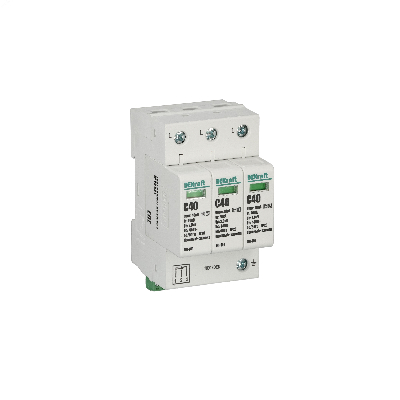 Ограничитель перенапряжения трехполюсный ОП-101 3п 40кА C