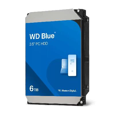 Жесткий диск 6TB Blue 3.5'', SATAIII, 5400 об/мин, 256 МБ