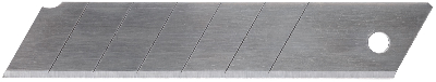 Лезвия для ножа технического 25 мм, 7 сегментов, сталь SK5 (10 шт)