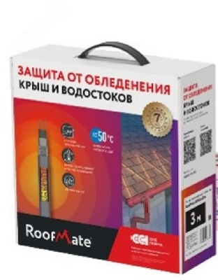Секция нагревательная кабельная RoofMate 30 Вт/м 10 м
