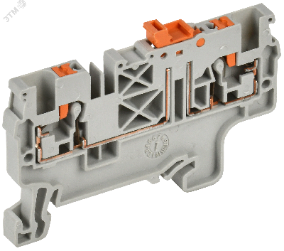 Колодка клеммная CP-DT измерит. нож. разм. 2,5мм2 серая IEK