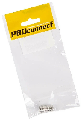 Разъем антенный на кабель штекер F для кабеля RG-6