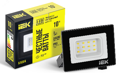 Прожектор светодиодный ДО-10w 6500K 800Лм IP65