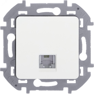 Телефонная розетка RJ11 INSPIRIA белый