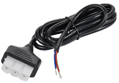 Кабель питания 1,5м черный для светильника LED линейного 1010