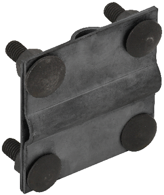 Зажим крестообразный полоса/пруток-полоса/пруток 40/12мм оцинкованная сталь TD