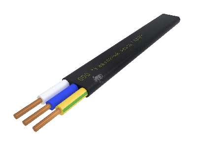 Кабель силовой ППГ-П нг(А)-HF 3х2.5ок(N.PE)-0.66 однопроволочный черный (барабан)