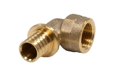 Угольник 20х1/2'ВР переходной с внутренней резьбой, аксиальный, латунь DZR