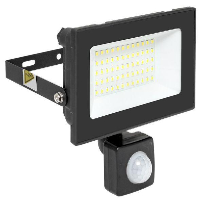 Прожектор светодиодный СДО-3004 с инфракрасным датчиком движения 50 Вт 6500К IP54 LUMA
