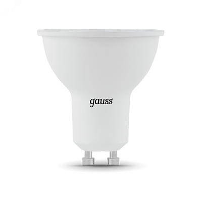 Лампа светодиодная LED 5 Вт 500 лм 3000К AC150-265В GU10 софит MR16 теплая  Black Gauss