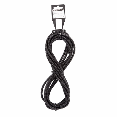 Труба гофрированная ПП d-4,7мм, разрезная (5 м) автомобильная