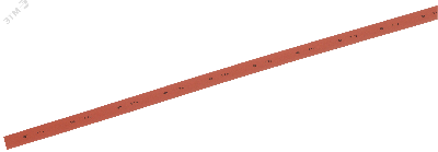 Трубка термоусаживаемая ТТУ 6/3 красная (1м)